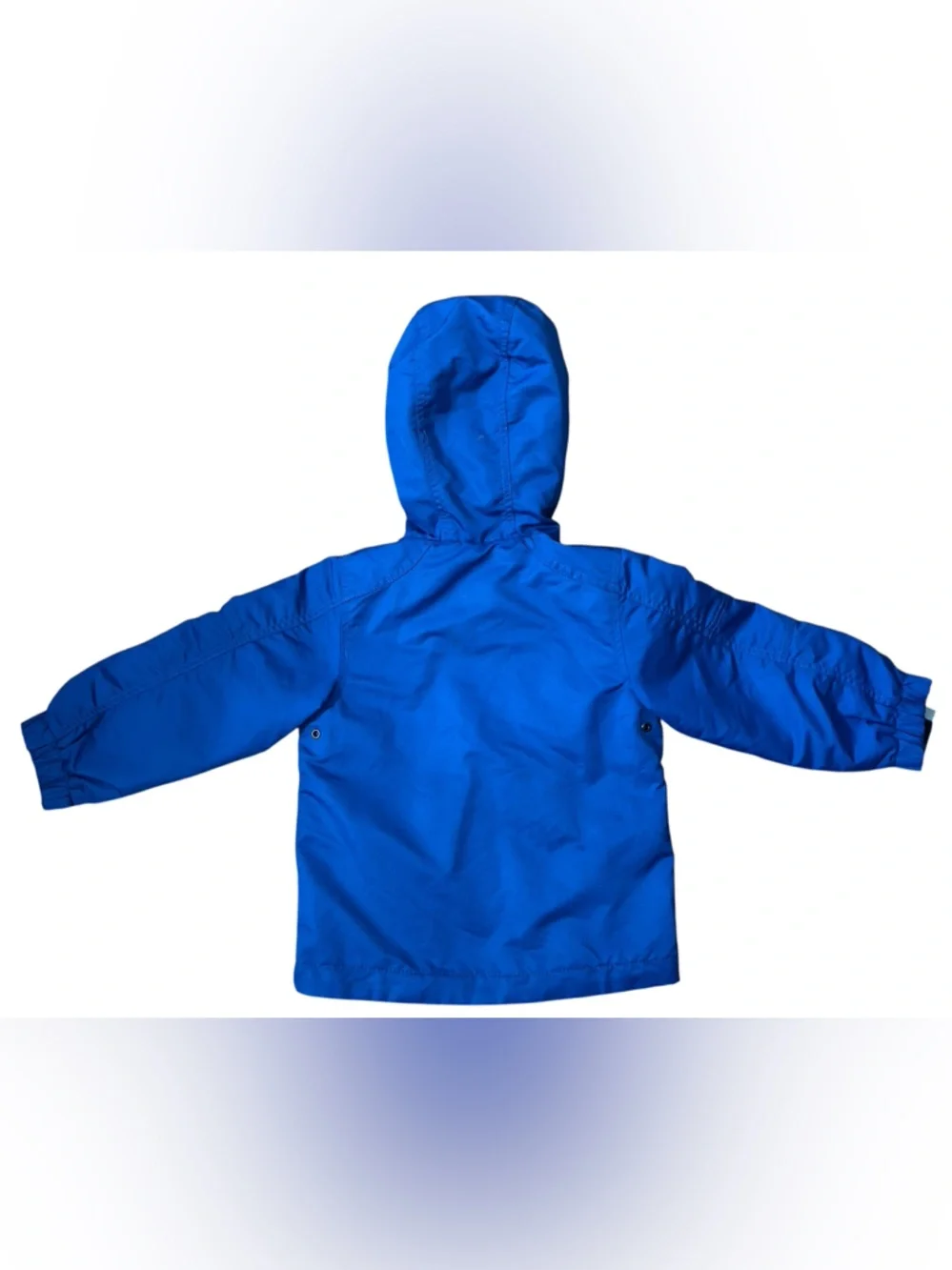 London Fog Boys Blue Hooded Full Zip Active Windbreaker Rain Jacket Coat 3T